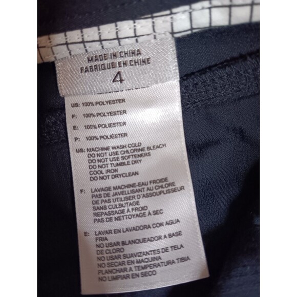 Adidas Climalite Women's Size 4 Solid Black Polyester Bermuda Golf Shorts - Picture 3 of 6